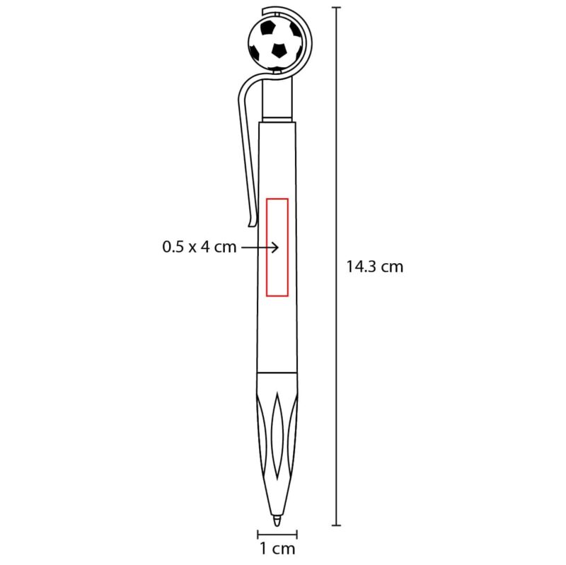 BOLIGRAFO SOCCER SPIN  SOC1600